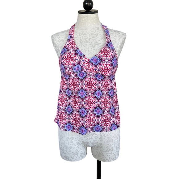 Catalina HalterTankini Swim Top Pink Size M 8-10 - Picture 11 of 11